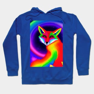 BEAUTIFUL RAINBOW FOX Hoodie